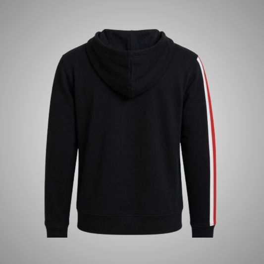 Men's Mass Effect N7 Black Zip Up Gaming Hoodie