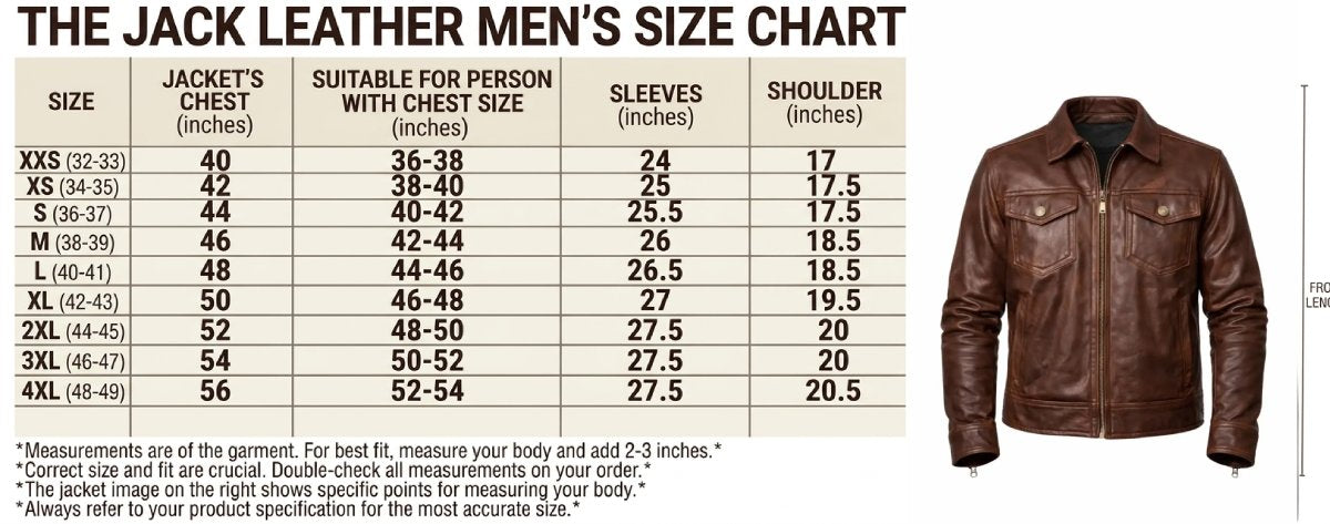 Men's Classic Vintage Brown Real Leather Jacket – Trucker Style